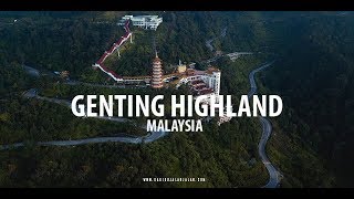 GENTING HIGHLAND MALAYSIA IN AERIAL VIEW [upl. by Repsac817]