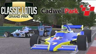 First race at Cadwell Park  Lotus 79 at Cadwell Park [upl. by Fridell974]