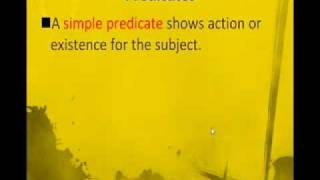 Simple Subjects and Predicates [upl. by Ainej279]