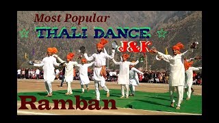 THALI DANCE at RAMBAN JAMMU amp KASHMIR [upl. by Nimad970]