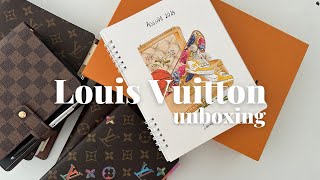 2024 LOUIS VUITTON BUREAU AGENDA REFILL  Unboxing amp Size Comparison [upl. by Amri]