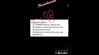 Cell  the unit of life ❤️💚 shorts cell plasmodesmata👍👍 [upl. by Schnurr]