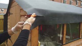 How to Waterproof your Shed Roof with an EPDM Shed Roof Kit  Fast and Easy to Install [upl. by Bertila]