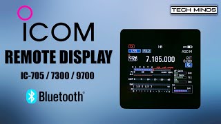 ICOM Remote Display Using An M5STACK CORE2  ICMULTIMETER IC705 7300 9700 [upl. by Esyned]