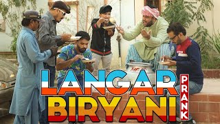 Langar Biryani Prank  By Nadir Ali amp Team in  P4 Pakao  2021 [upl. by Yatnuahs484]