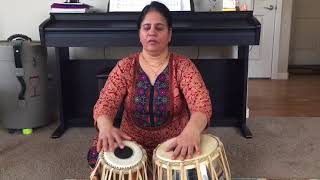 Tabla  Dadra Sequence Practice [upl. by Yhtuv]