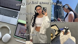 STUDY VLOG  VERY productive finals week in my life  lots of studying finals week vlog amp more [upl. by Bethesde147]