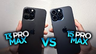 ¿LA MISMA CÁMARA iPhone 15 Pro Max vs 13 Pro Max  Test Videos y Fotos REVIEW [upl. by Redyr]