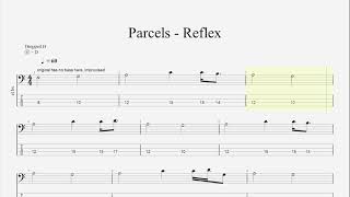 Parcels  Reflex Bass Tabs [upl. by Nuawd]