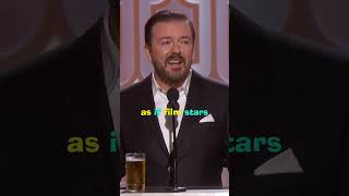 Ricky Gervais ROASTS Golden Globes [upl. by Nelda948]