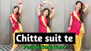 Chitte Suit Te Daag Pe Gaye Punjabi song Dance video Geeta Gaildar World shikhapatel765 [upl. by Dafna]