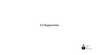 52 Sugerencias [upl. by Ahsoek]