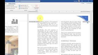 Letterhead Design in Headers amp Footers  Microsoft Word Tutorial [upl. by Ahsile]