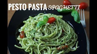 Pesto Spaghetti  Pasta in Pesto Sauce  Pesto Parmesan Spaghetti  How to make Pesto Pasta [upl. by Ettenwahs]