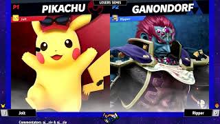 Jolt Pikachu vs Ripper GanondorfCaptain Falcon  KO Fight Night Qualifier 5 [upl. by Hayes]