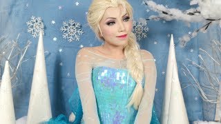 Disneys Frozen Elsa Makeup Tutorial [upl. by Eppes]