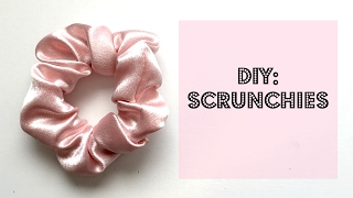 DIY Scrunchies [upl. by Nomrac51]