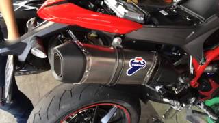 Hypermotard 821  Termignoni Full System [upl. by Eimam432]