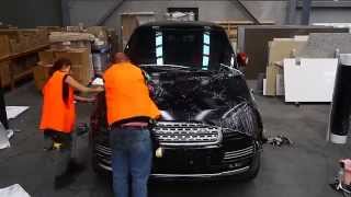 Caesarstone Vanilla Noir Range Rover Time Lapse [upl. by Oreste]