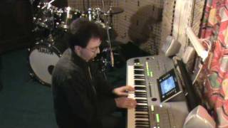 Tears in Heaven  Eric Clapton  piano guitar version on Yamaha Tyros 3 [upl. by Eisinger]