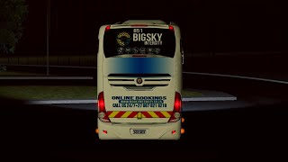 Brazilian Roads Aboard  BigSky Intercity Bus Company Under Intercape [upl. by Atcele]