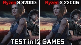 Ryzen 3 3200G vs Ryzen 3 2200G Test in 12 Games [upl. by Mikahs323]