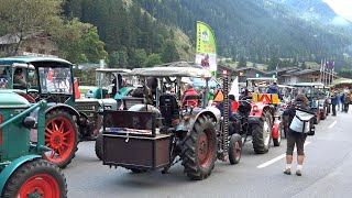 Startaufstellung zur 19 Oldtimer Traktor WM am Großglockner 18092021 [upl. by Gold801]