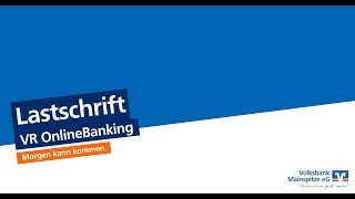 VR OnlineBanking Lastschrift [upl. by Harrell439]