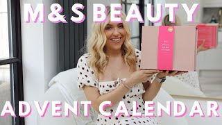 MampS Beauty Advent Calendar Unboxing 2022  Marks And Spencer Christmas Beauty Advent Calendar Review [upl. by Jilly]