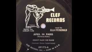 April in Paris  Ella Fitzgerald and Count Basie Big Band [upl. by Llertnor]