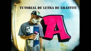 Tutorial de Graffiti  Como fazer letra de GRAFFITI na parede [upl. by Binni140]