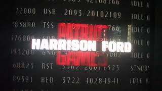 Opening To Patriot Games Vhs [upl. by Lefkowitz271]