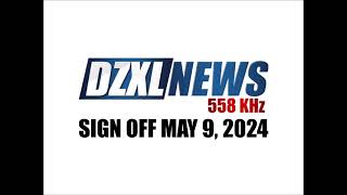 DZXLAM 558 KHz Sign OFF May 9 2024 [upl. by Navannod]