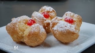 ST JOSEPHS ZEPPOLE  Zeppole di San Giuseppe [upl. by Iruy]