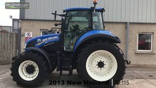 2013 New Holland T5115 Electro Command [upl. by Torras698]