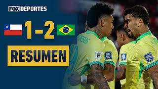 🥳 ¡VICTORIA DE BRASIL  Chile 12 Brasil  HIGHLIGHTS  Jornada 9  Eliminatorias CONMEBOL 2024 [upl. by Ynnal753]