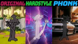 Toothless Dancing meme Original vs Hardstyle vs Phonk All Version [upl. by Airoled]