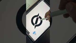 Logo Design on iPad logodesignprocess [upl. by Livia]