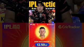 JOSH HAZLEWOOD IN RCB 👏indvsausrcb pbks iplauction ipl2025megaauction ipl2024 iplnews [upl. by Kline]