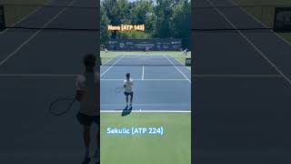 Sekulic secured the W with a 60 26 75 win at the Cranbrook Tennis Classic [upl. by Maidy]