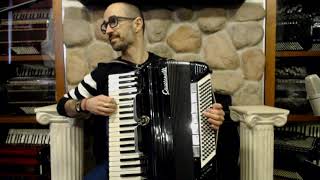 3582  Black Pancordion Crucianelli Piano Accordion LMMH 41 120 1999 [upl. by Nytsyrk845]