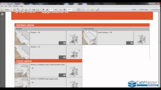 Drawer Runner Groups in CabMaster [upl. by Steele339]