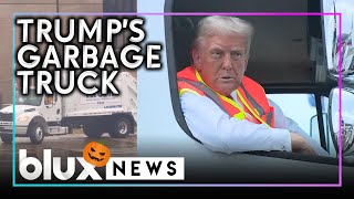 Trump in Garbage Truck 🗑️🇺🇸 bluxverse TROLLING in Response to Biden’s ‘Garbage’ Remarkquot  blux [upl. by Heller904]