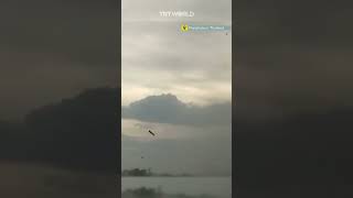 Deadly waterspout tornado capsizes boat in Thailand [upl. by Ydualc897]