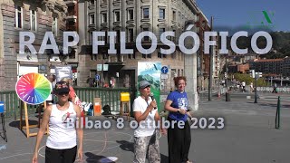 Filosofía activa en la calle 8 octubre 2023 RAP filosófico Nueva Acrópolis Bilbao [upl. by Onej]