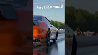 Grannas Racing keeping stick shift racing alive 2jz grannasracing wheelie supra shorts cars [upl. by Eiramanna]