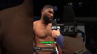 Curtis Blaydes shows honor against Tom Aspinall TKO mma ufc combatsports facts interesting [upl. by Faso]