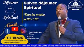 DEJEUNER SPIRITUEL AVEC AST ABDIAS [upl. by Turino939]