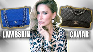 Chanel Lambskin vs Caviar  Why You May NEVER Buy Lambskin Again [upl. by Anon567]