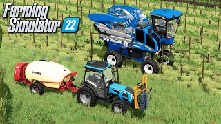 Uprawa WINOGRON 🍇  Farming Simulator 22 [upl. by Stew]